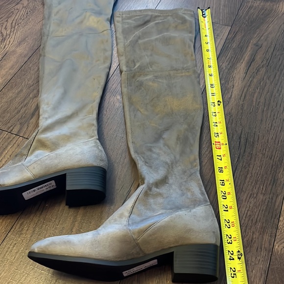 Over the knee tutor boot grey smoke color 8 - Picture 3 of 5